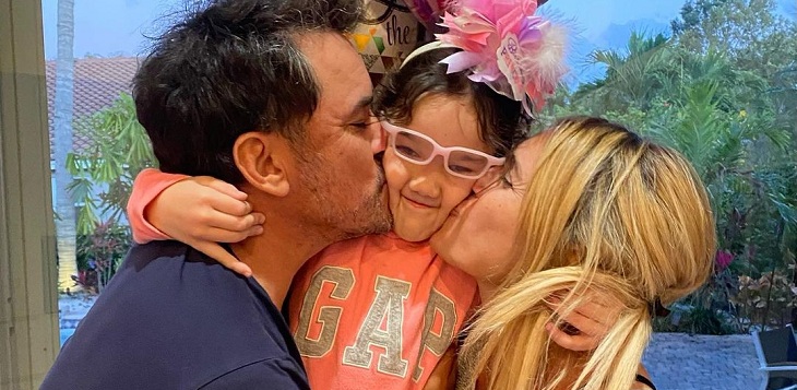 Ana Sol Romero y Douglas celebraron el cumpleaños número 9 de su hija Ema: 