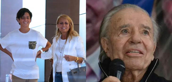 El día que Máximo pudo despedirse de su padre Carlos Menem: Cecilia Bolocco no pudo verlo