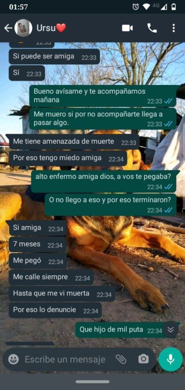 Chat de Úrsula con amiga