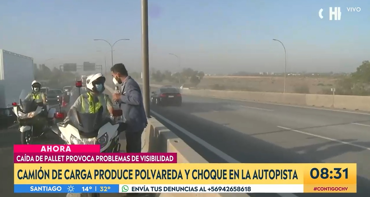 tenso despacho de periodista de Contigo en la mañana