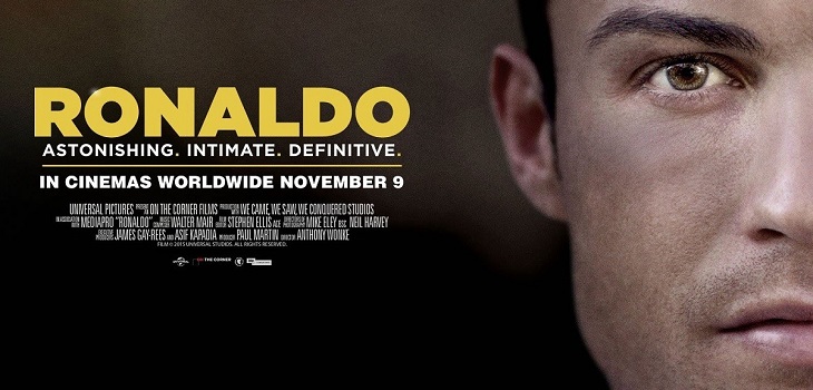 VTR emitirá único documental autorizado de Cristiano Ronaldo y sus grandes hazañas