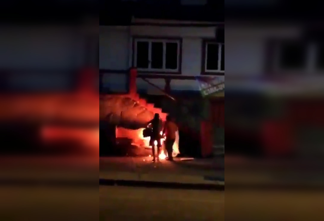 Video muestra cómo inició el incendio que destruyó la Municipalidad de Panguipulli