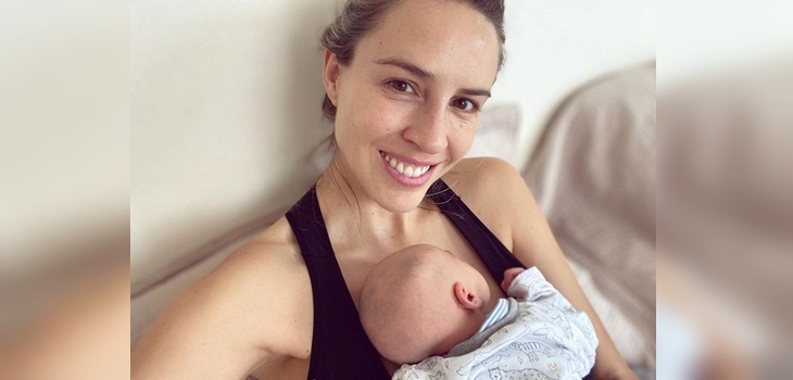 Vale Ortega hizo dulce testimonio a un mes de convertirse en madre: 