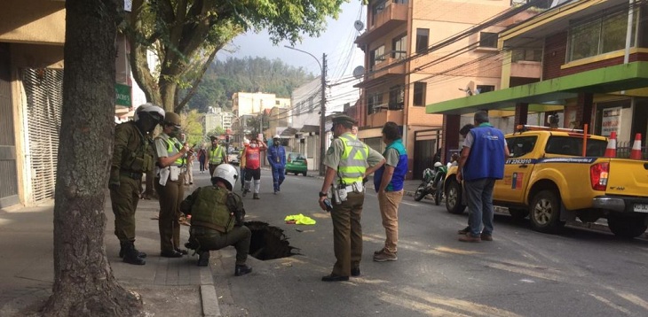 Encuentran túnel con herramientas en pleno centro de Concepción: mide más de 20 metros