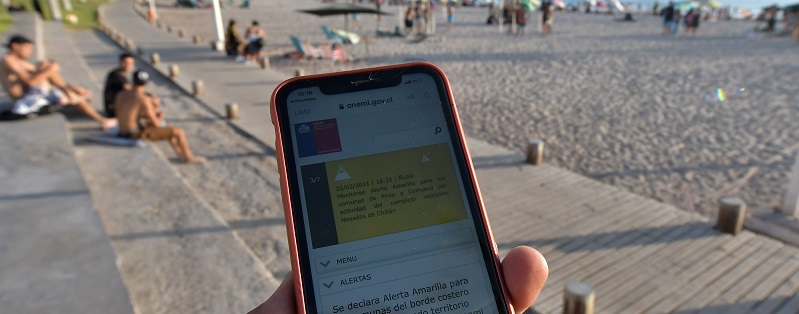 Atención: este es el mensaje que enviará la Onemi a los celulares por tsunami que afectará a Chile