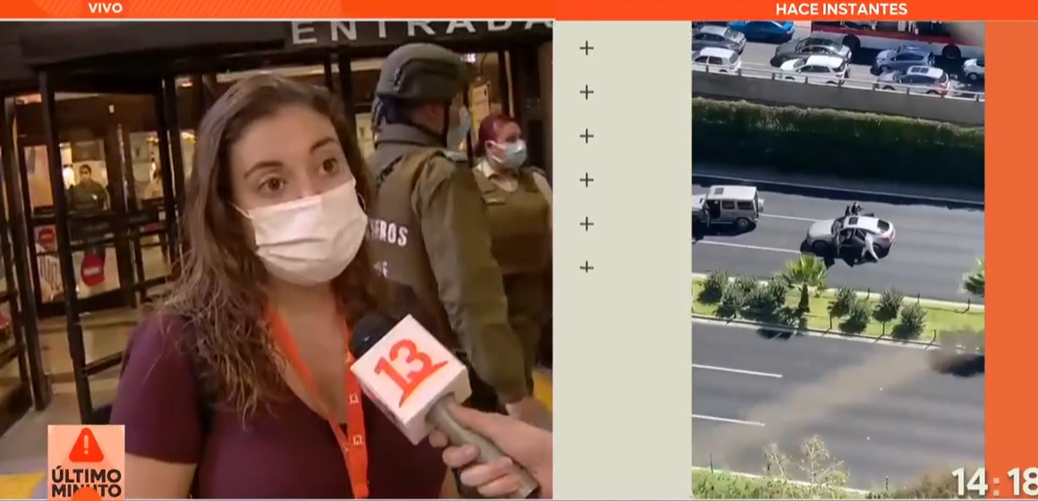 Periodista de T13 fue testigo de violento asalto en Alto Las Condes: 