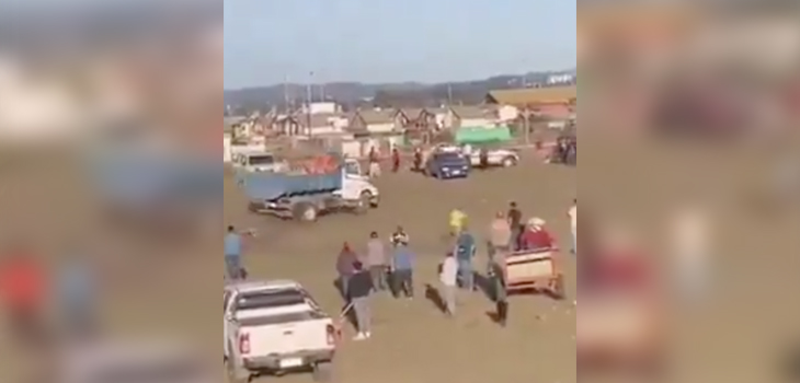 Camionero habría intentado atropellar a público de carrera clandestina en San Pedro de la Paz