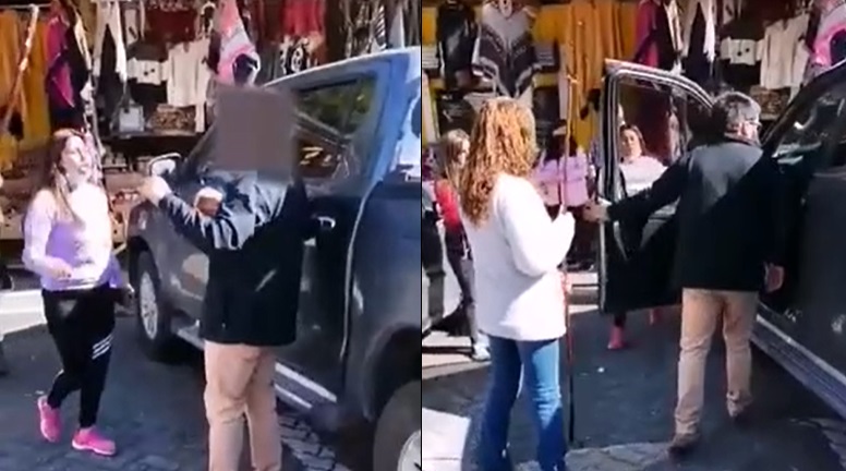 Rescatan a bebé desde camioneta en Angelmó: vecinos golpearon al padre por dejarlo encerrado