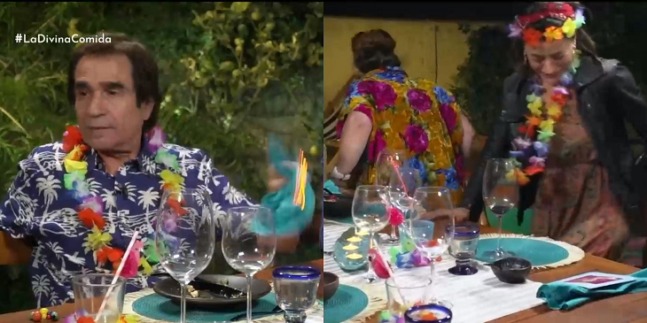 La accidentada noche de Ruffinelli en La Divida Comida que obligó a terminar la cena antes de tiempo