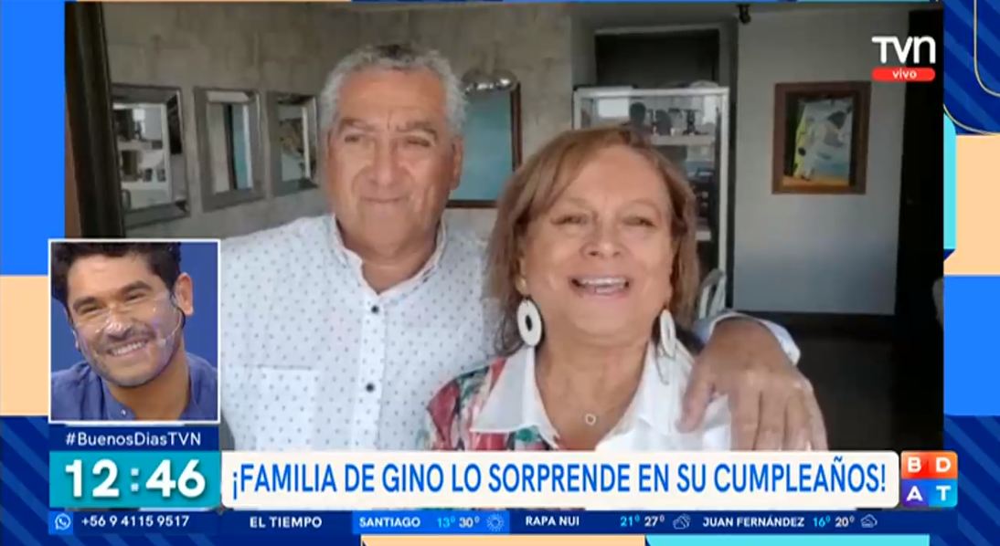 Gino Costa recibió regalos para su próximo proyecto en TVN en su cumpleaños: familiares lo saludaron