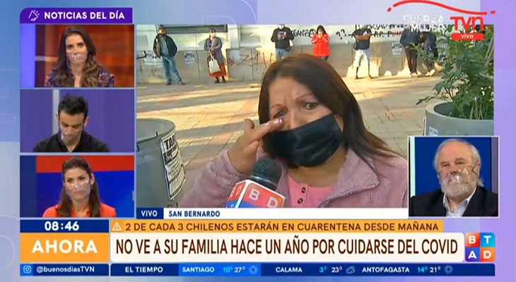 Pregunta se Gino Costa quebró a entrevistada en Buenos días a todos