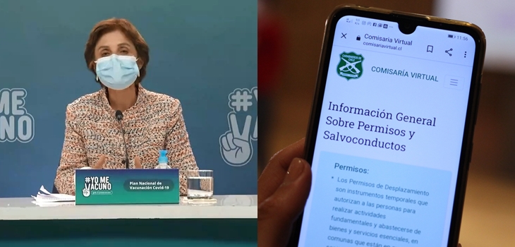 Gobierno informa que suspensión de Permiso de Desplazamiento solo regirá este fin de semana