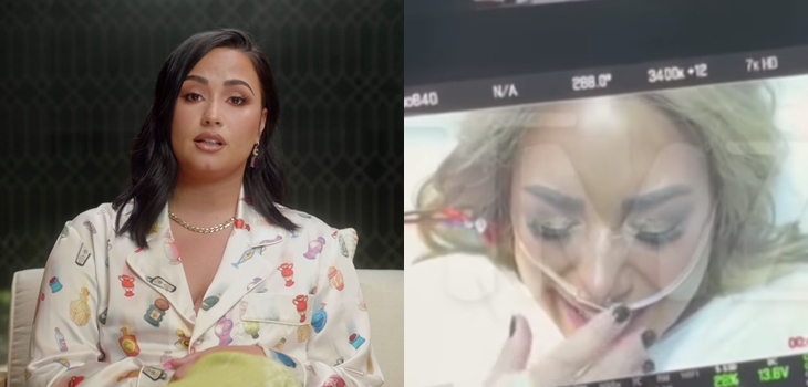 Demi Lovato rompió en llanto durante grabación de video de 