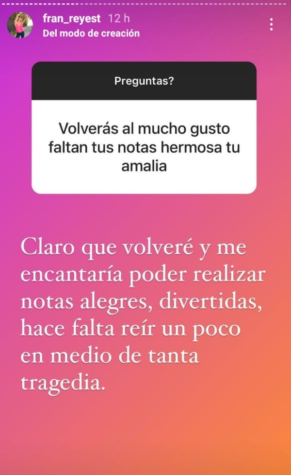 Fran Reyes | Instagram