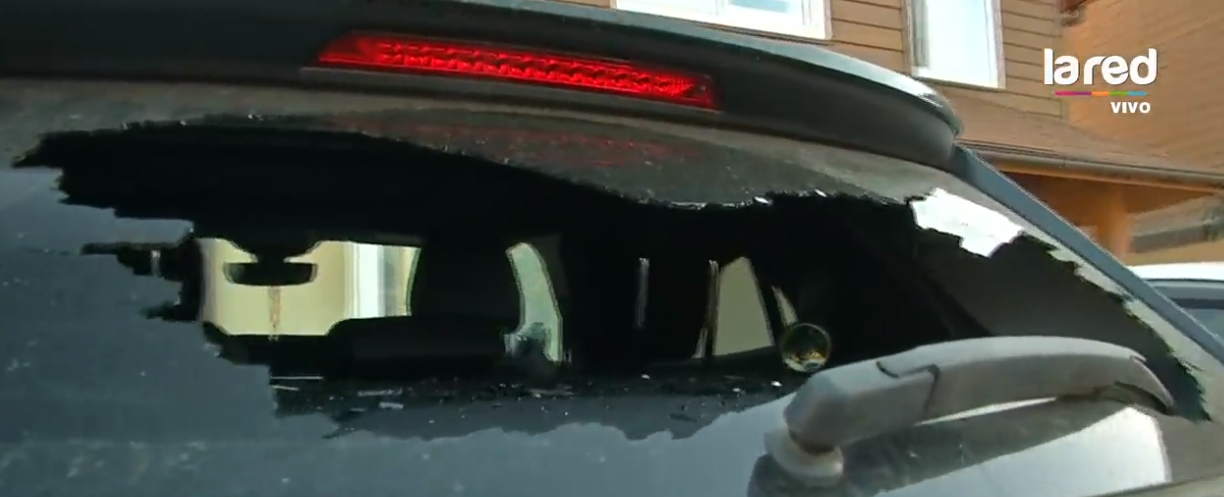 Liberación de Jorge Escobar termina con incidentes: destrozaron auto de abogado de padre de Tomás