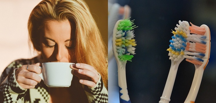 ¿Lavarse los dientes antes o después de tomar café? Especialistas entregaron sorpresiva respuesta