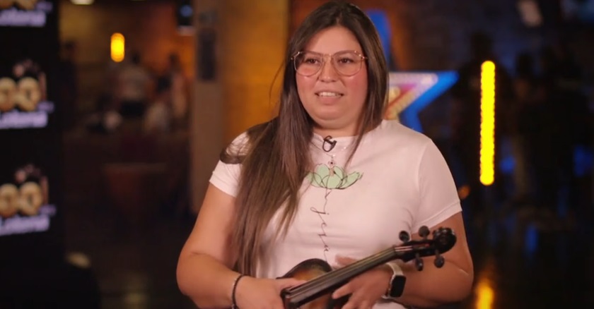 Participante de 'Got Talent' protagonizó viral de 2020: tocaba violín a los pacientes de un hospital