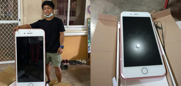 Joven compró iPhone por Internet pero recibió una mesa: se sorprendió por elevado costo de envío