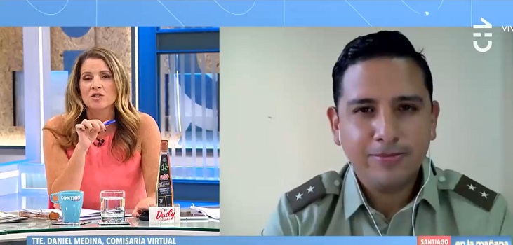 La broma de Monserrat Álvarez a alcalde Codina sobre carabinero en matinal de CHV que no le resultó