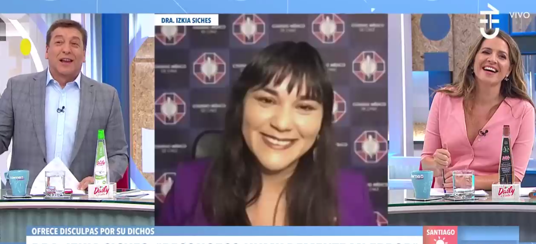 JC Rodríguez y su broma tras problemas con entrevista a Izkia Siches en CHV: 