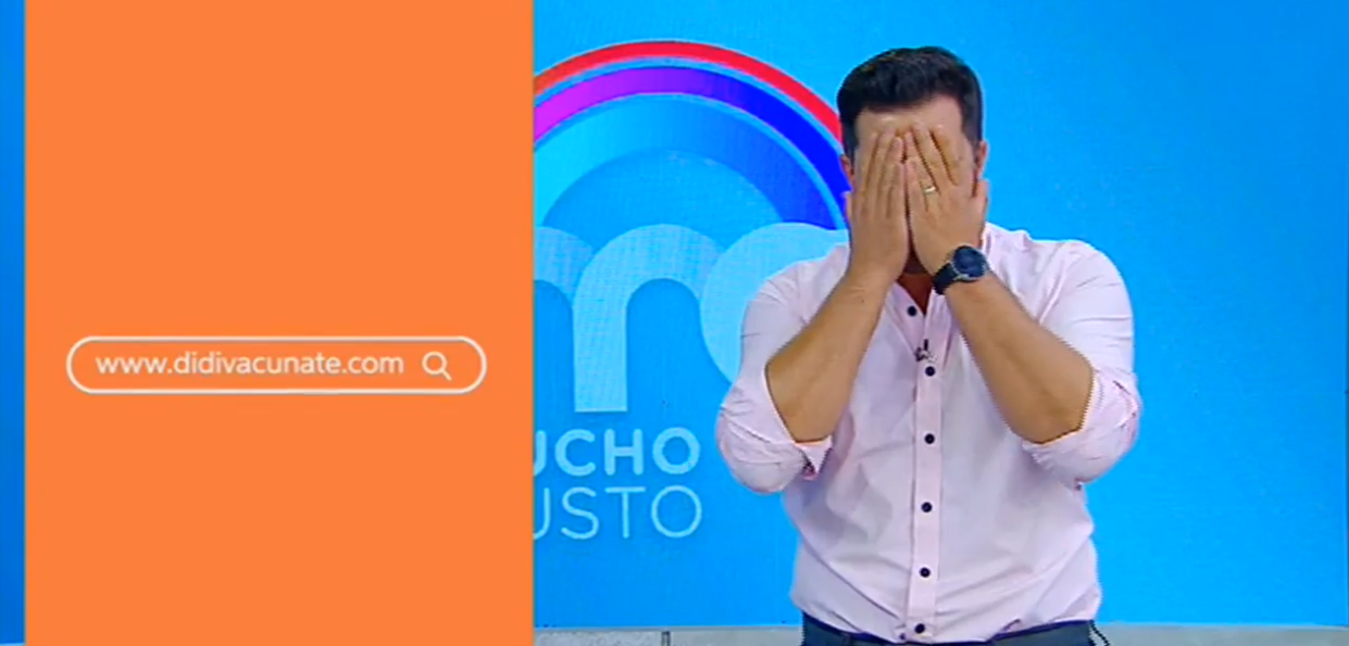 'Fail publicitario' de Simón Oliveros se coló en Mucho Gusto: 