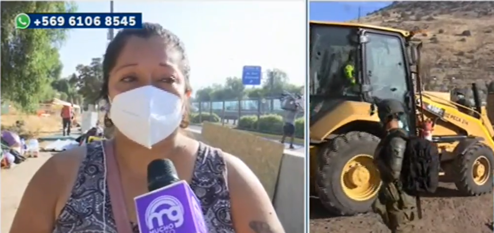 20 años postulando a un subsidio: madre desalojada en toma de cerro Renca relató su difícil realidad