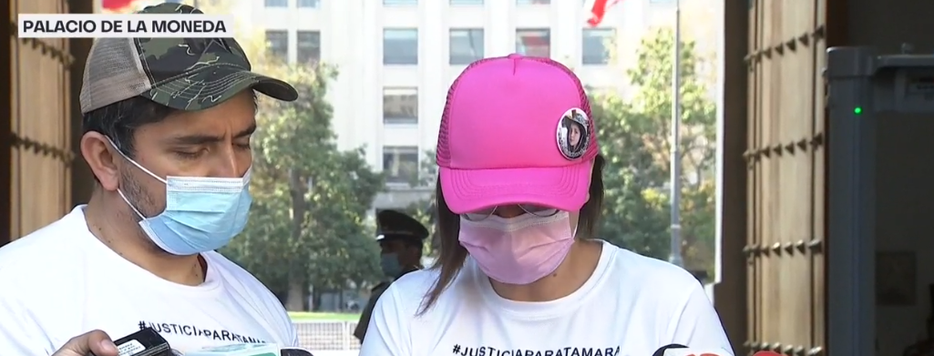 Padres de Tamara leyeron en La Moneda brutal carta dirigida a Piñera: 