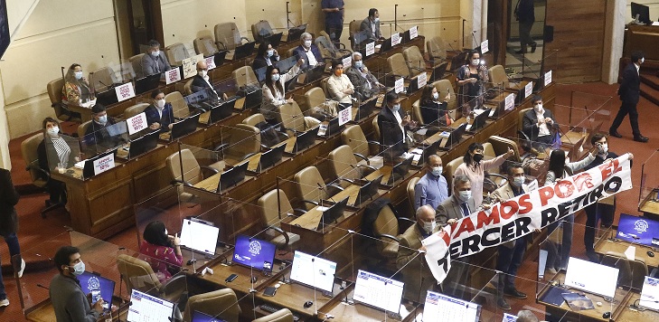 Cámara de Diputadas y Diputados aprueba tercer retiro del 10% y pasa a ser discutido en la Comisión