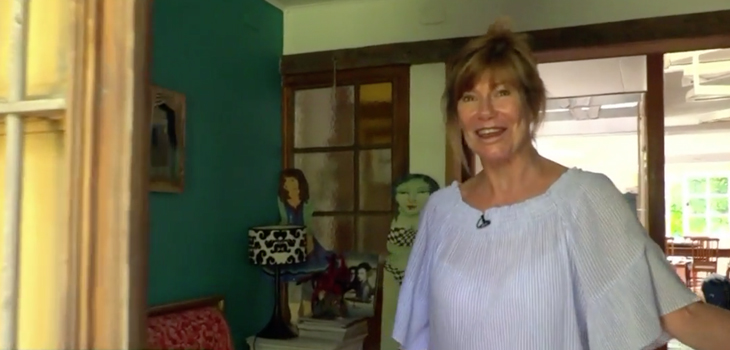 El espectacular jardín de Coca Guazzini donde 