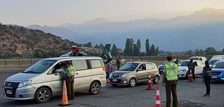 416 autos que intentaban dejar la capital post toque de queda fueron devueltos a la RM