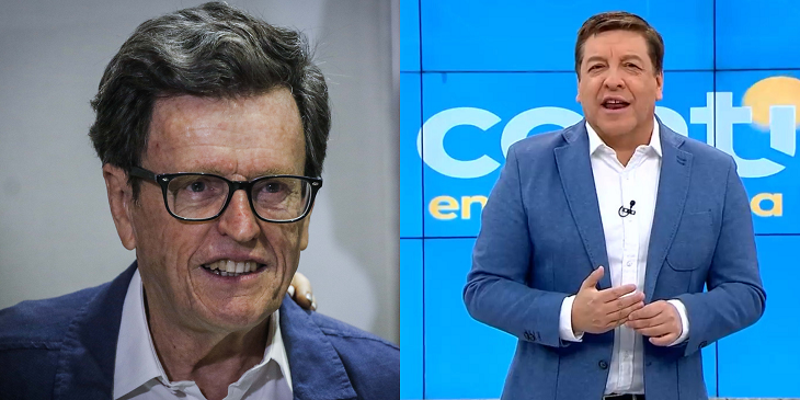 Julio César  Rodríguez lanzó política broma en vivo a Carlos Larraín: “¿No será Piñera disfrazado?”