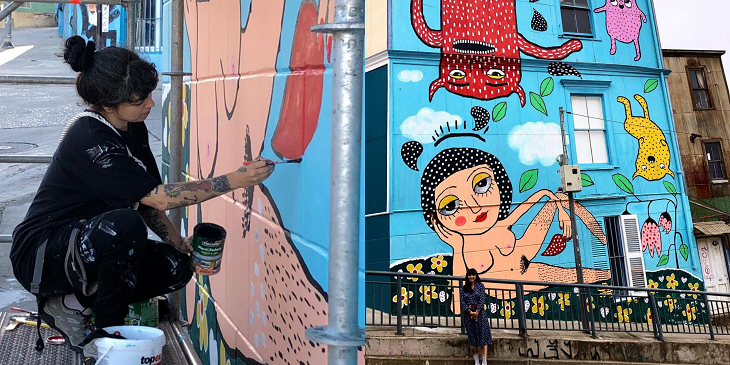 Mon Laferte se refirió a polémica generada por su mural en Valparaíso: “Me encantó todo lo que pasó”