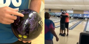 Hombre puso las cenizas de su padre dentro de bola de boliche como homenaje y logró juego perfecto