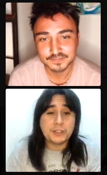 Alejandro Sanz y Steve Perry