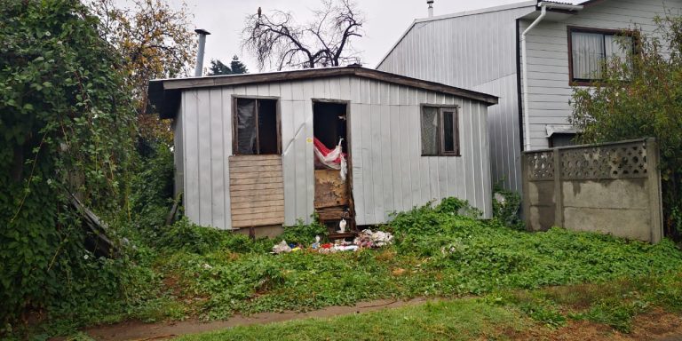 No tiene puertas ni ventanas: las precarias condiciones en las que vive adulta mayor en Valdivia