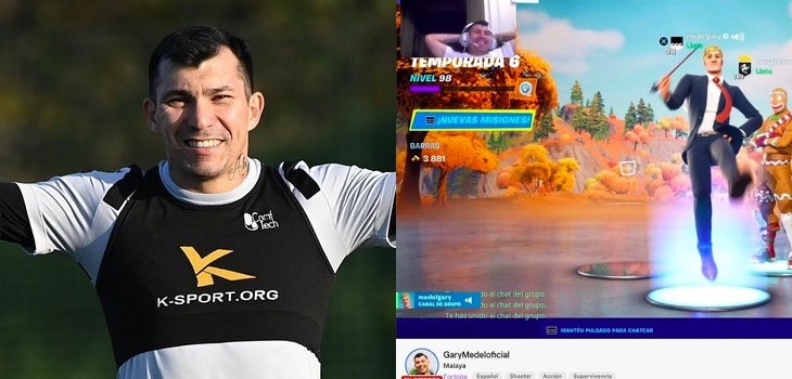 Gary Medel ingresó al mundo gamer con canal en Twich y honesta aclaración: 