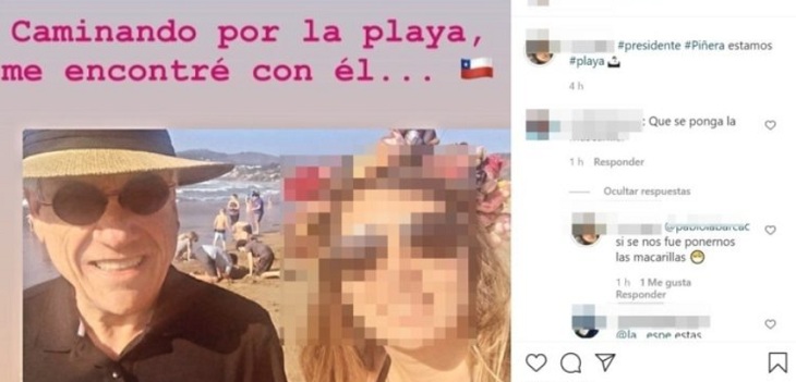 Reabren proceso sanitario contra Piñera por foto en playa de Cachagua sin usar mascarilla