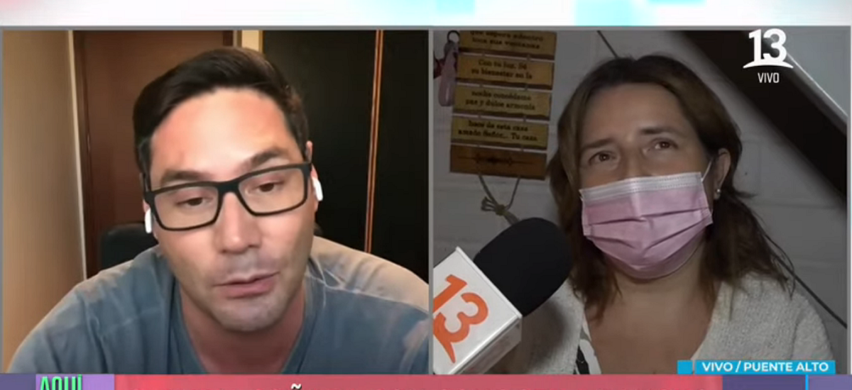 Pancho Saavedra sorprendió a vecina de Puente Alto que sobrevivió al COVID: le regaló especial viaje