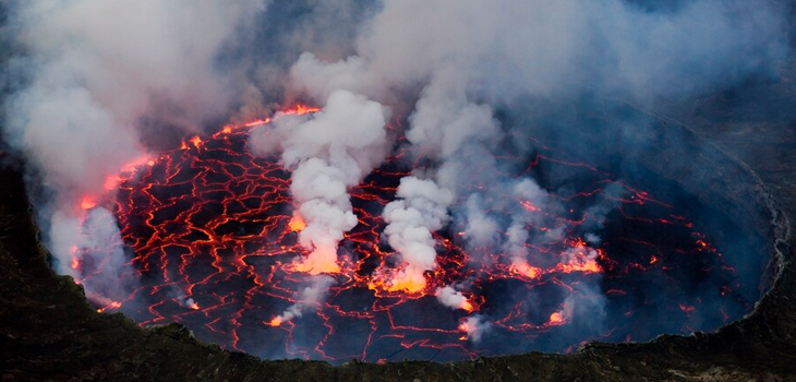 Río de lava alcanzó aeropuerto de Goma tras erupción de volcán en RDCongo