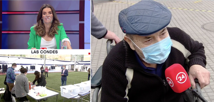 La emotiva votación de adulto mayor en silla de ruedas: 