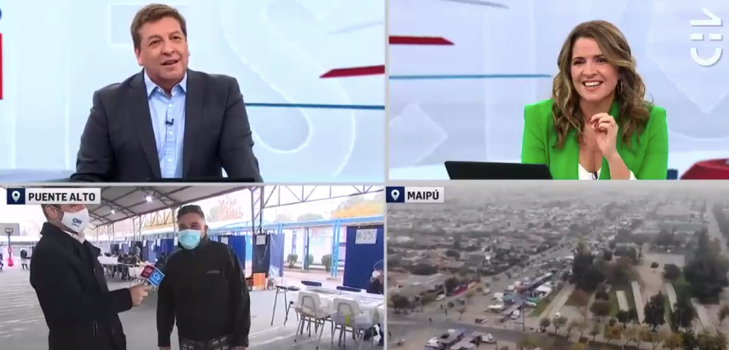 Hombre llegó a votar en pijama y a lo 'gringo' en Puente Alto: explicó sus razones en CHV