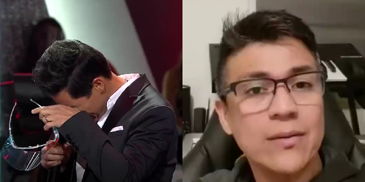 Doble de Américo se quebró en 'Yo Soy' tras saludo del cantante: 