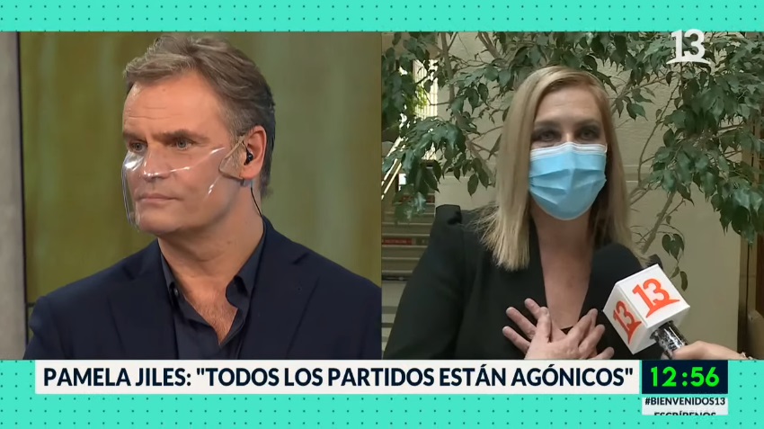 Amaro Gómez-Pablos y Pamela Jiles