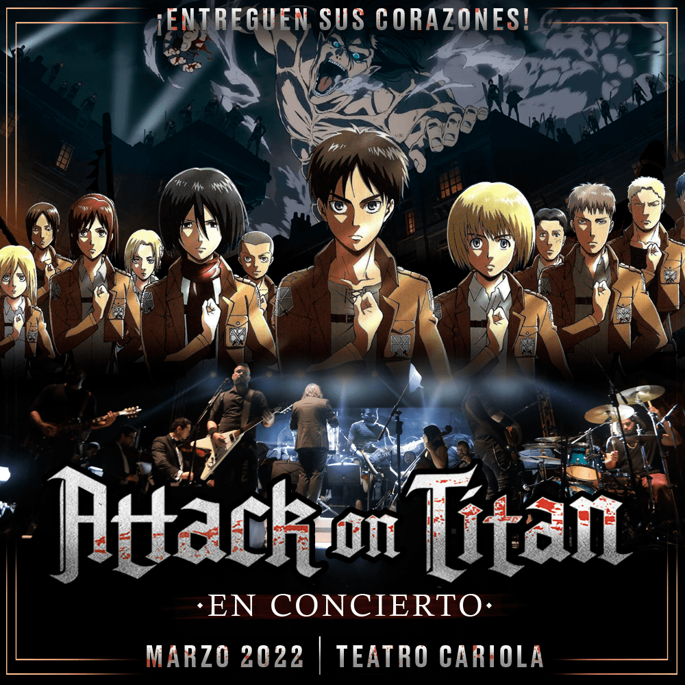 concierto shingeki afiche