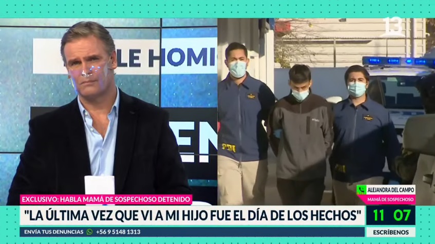 detenido visitó a su madre