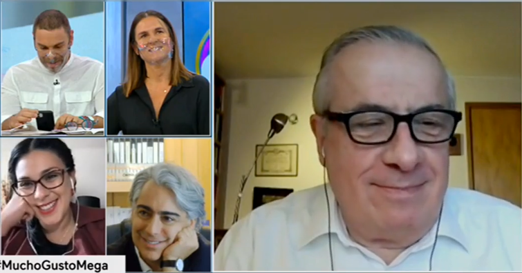 La escueta reacción de Mañalich al ser consultado por momento en que Piñera lamió sticker al votar