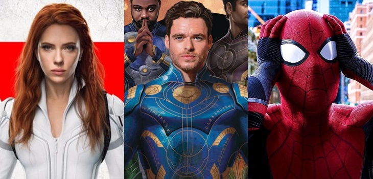 La hoja de ruta de estrenos del Universo Marvel: desde 'Los Eternos' a 'Spider-Man: No way home'