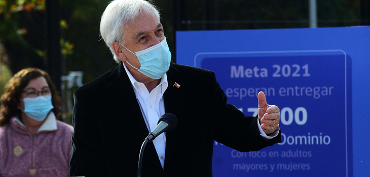 Piñera anuncia entrega de 17.500 títulos de dominio con foco en adultos mayores