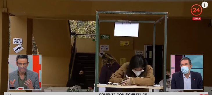 Tienen poco de 'secretas': votantes denunciaron que cámaras de Liceo Darío Salas no tienen cortinas