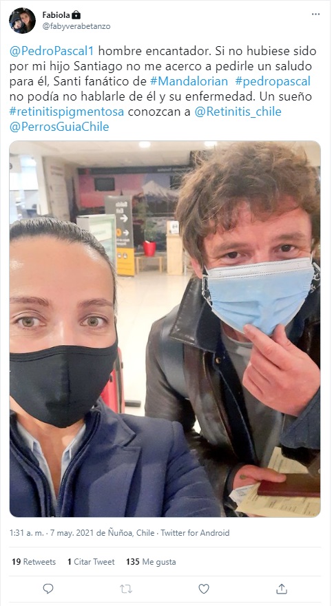 Fabiola Vera Pedro Pascal